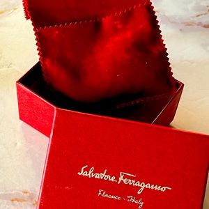 Gorgeous genuine Salvatore Ferragamo smoky topaz ring.